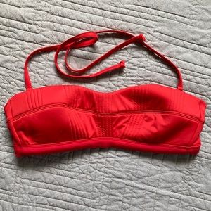 Athleta Textural Bandeau Bikini Bra